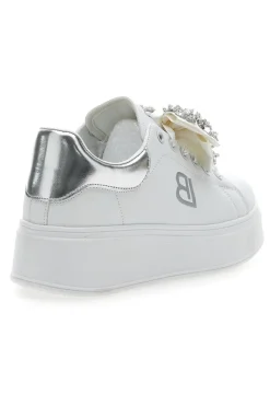 Sneaker Bianche Con Fiocco Laura Biagiotti 8929