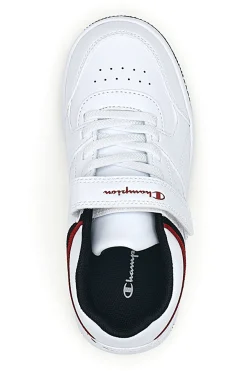 Sneaker bianco tomaia in materiale sintetico Champion Rd18 Low B Ps