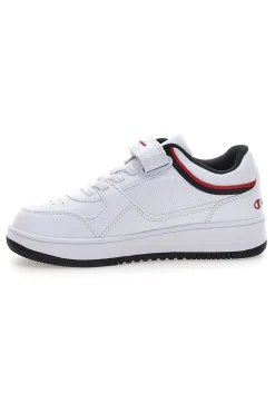 Sneaker bianco tomaia in materiale sintetico Champion Rd18 Low B Ps