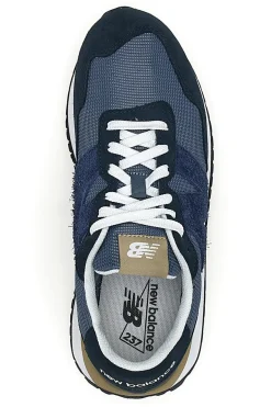 Sneaker blu inserti in pelle New balance M2374EK