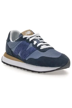 Sneaker blu inserti in pelle New balance M2374EK