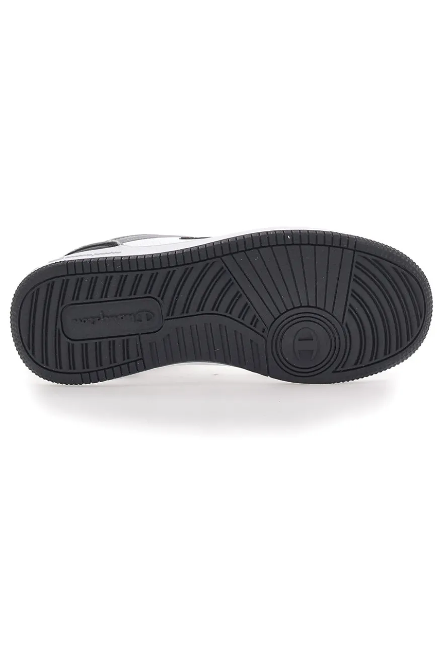 Sneaker „Champion Rebound 2 Low B Gs“ in Weiß und Schwarz