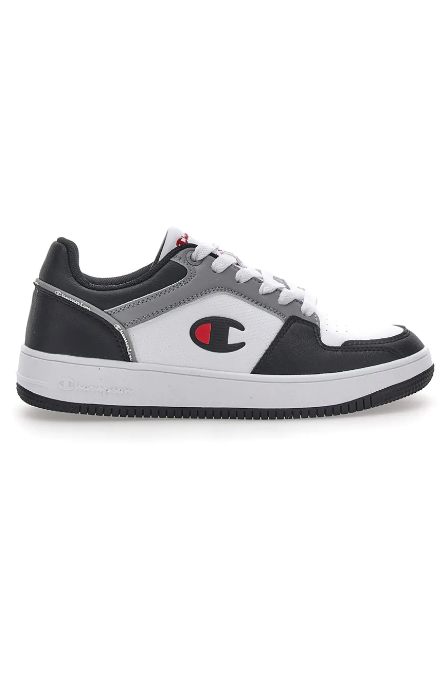 Sneaker „Champion Rebound 2 Low B Gs“ in Weiß und Schwarz