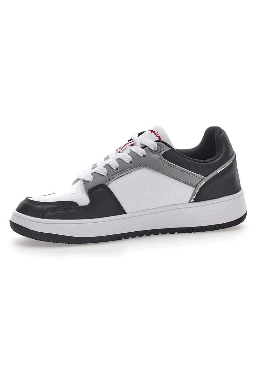 Sneaker „Champion Rebound 2 Low B Gs“ in Weiß und Schwarz