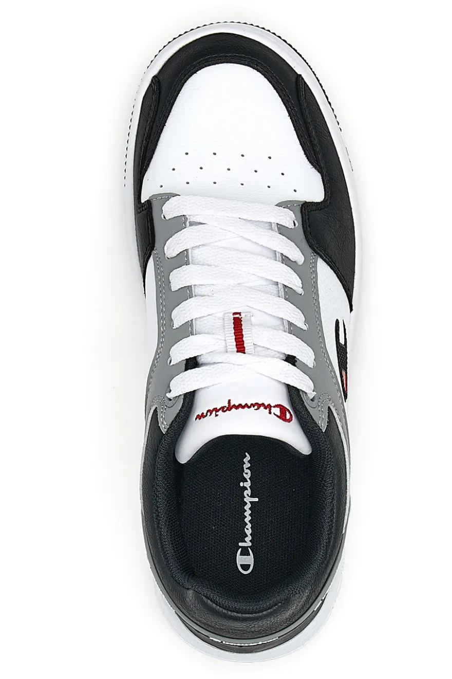 Sneaker „Champion Rebound 2 Low B Gs“ in Weiß und Schwarz