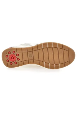 Sneaker da donna beige con zeppa e inserti metallizzati Relife 67172670501
