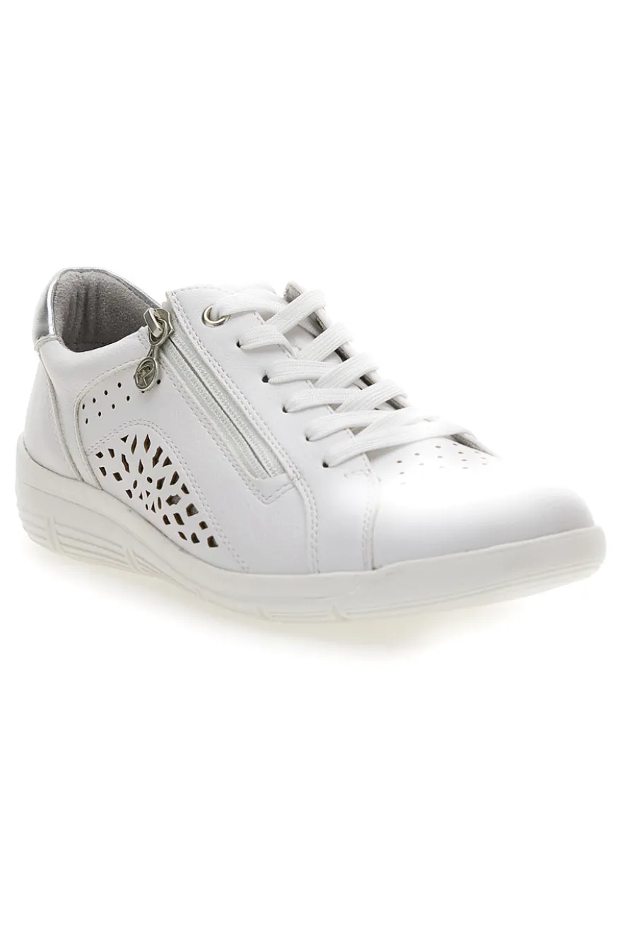 Sneaker da donna bianca traforata Relife 67172470307F