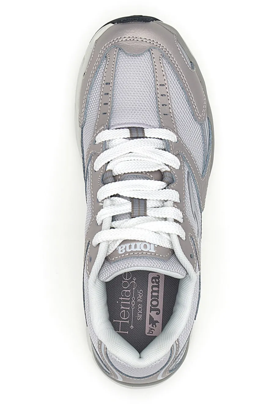 Sneaker da donna grigie e rosa in mesh traspirante Joma RRT50LS2619