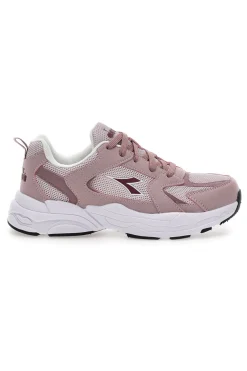 Sneaker da ragazza rosa con inserti a contrasto Diadora Alley GS