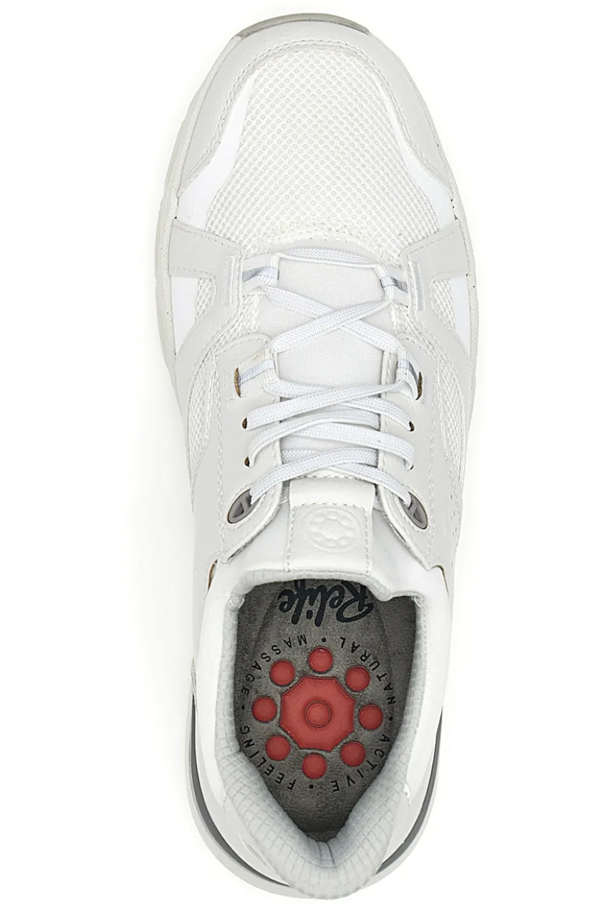 Sneaker da uomo bianca con inserti a contrasto Relife 68882372106EF