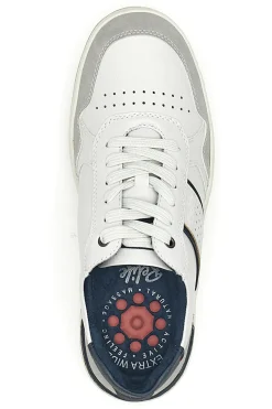 Sneaker da uomo bianco e blu con inserti a contrasto Relife 68882572302
