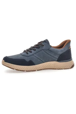 Sneaker da uomo blu con inserti a contrasto Relife 68882572103E