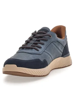 Sneaker da uomo blu con inserti a contrasto Relife 68882572103E