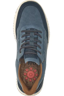 Sneaker da uomo blu con inserti a contrasto Relife 68882572103E