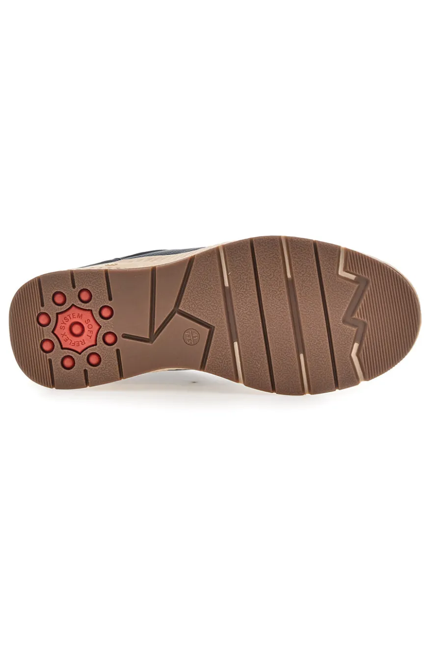 Sneaker da uomo blu con inserti a contrasto Relife 68882572103E