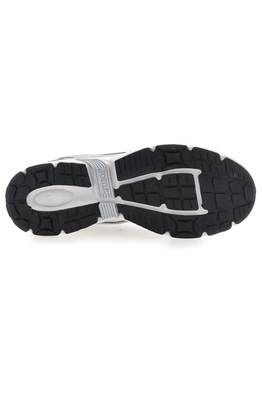Sneaker da uomo grigie e bianche in mesh traspirante Joma RRT50S2602