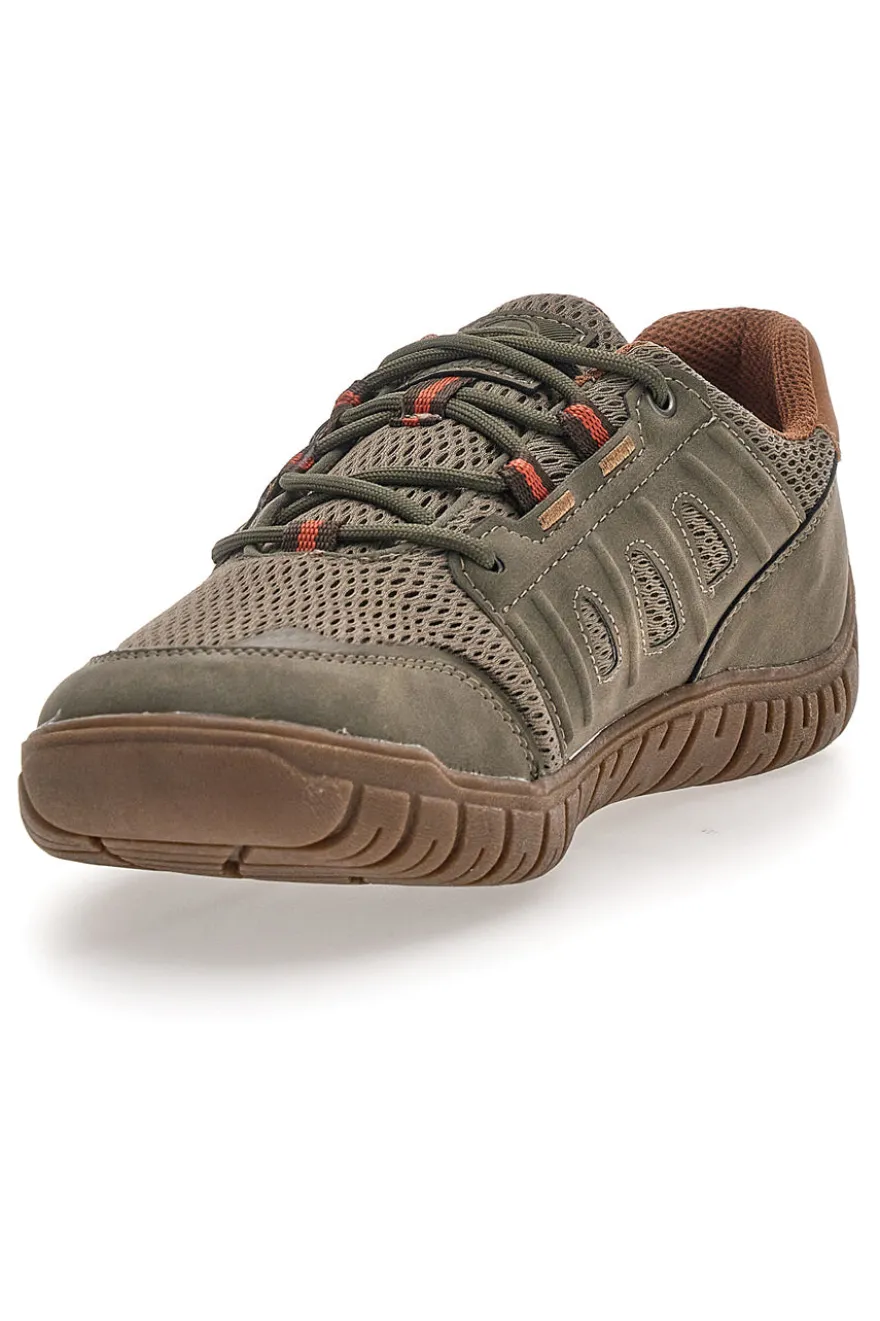 Sneaker da uomo verde con suola carrarmato Relife 68882572211F