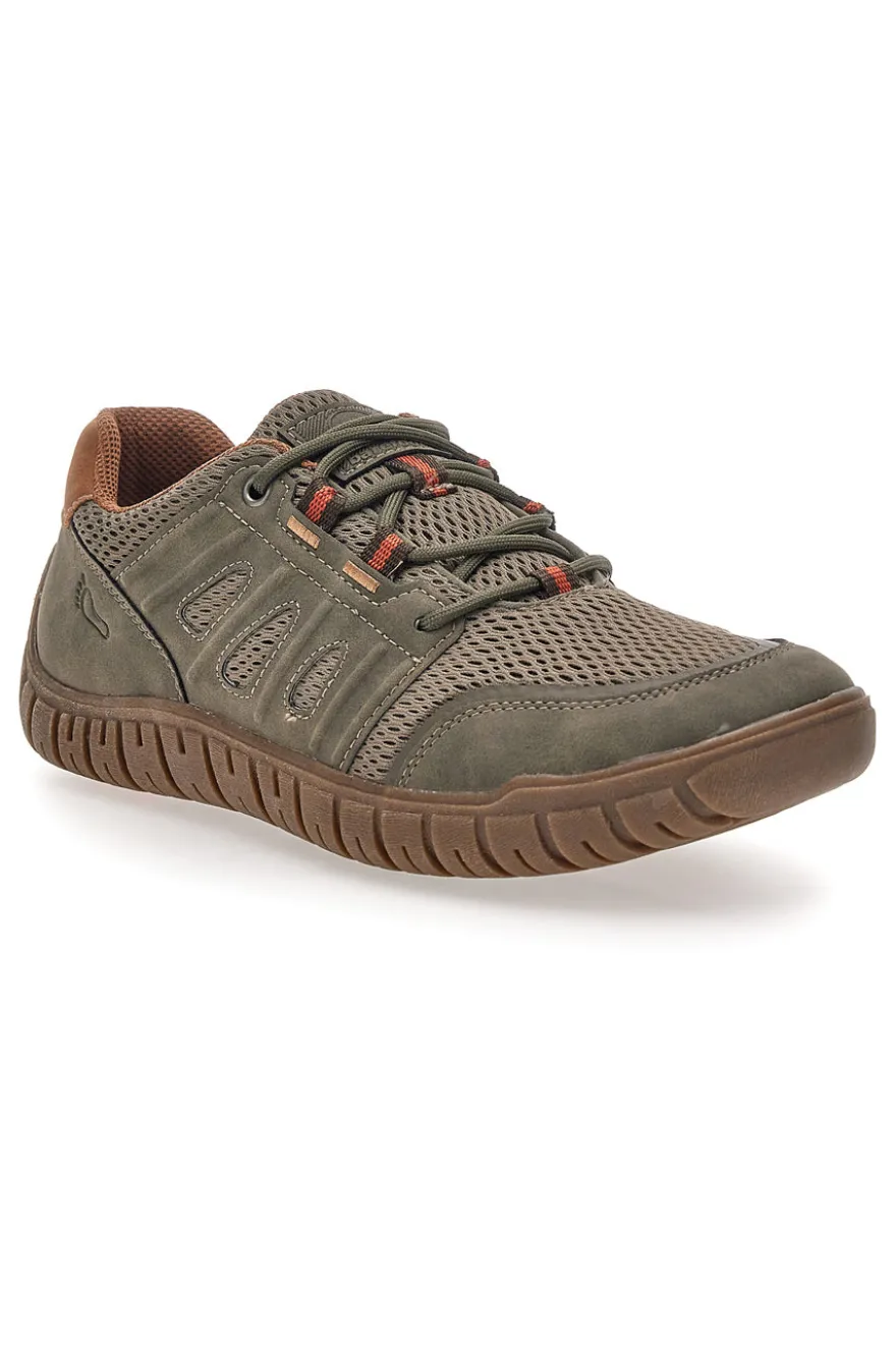 Sneaker da uomo verde con suola carrarmato Relife 68882572211F