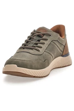 Sneaker da uomo verde con inserti a contrasto Relife 68882572103E