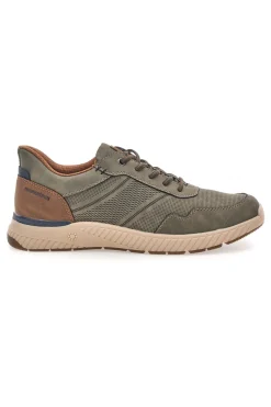 Sneaker da uomo verde con inserti a contrasto Relife 68882572103E
