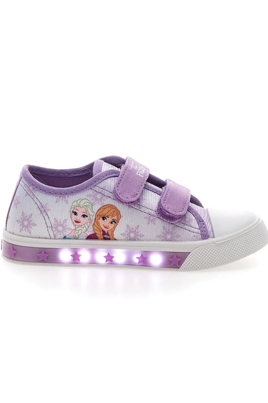 Sneaker lilla con luci Frozen D14446