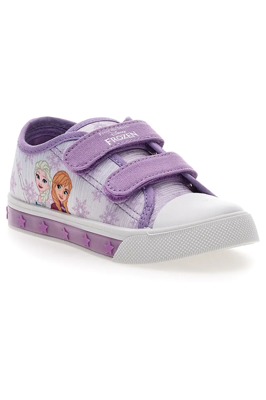 Sneaker lilla con luci Frozen D14446
