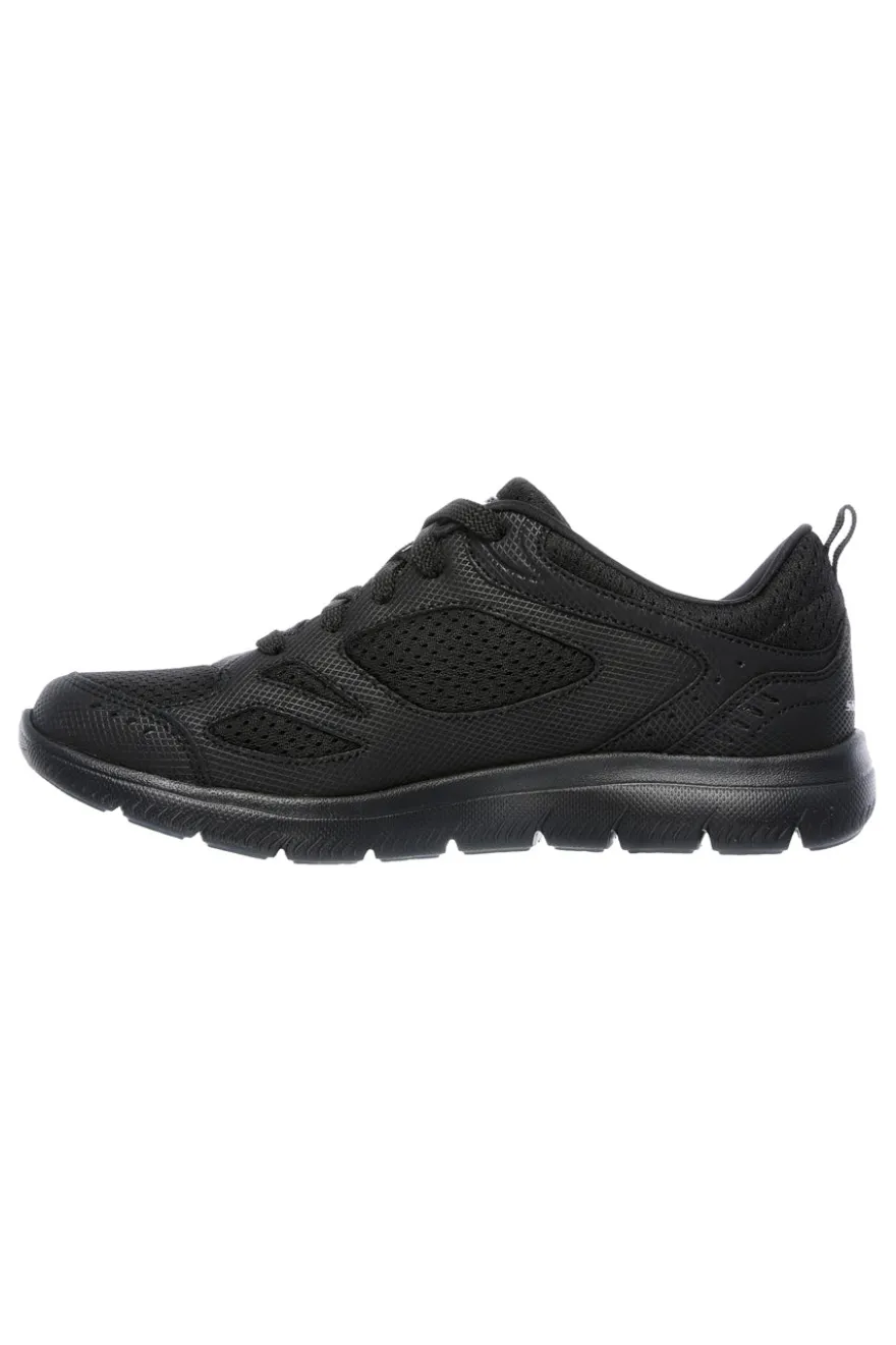 Sneaker nera con lacci SKECHERS SUMMITS SUITED