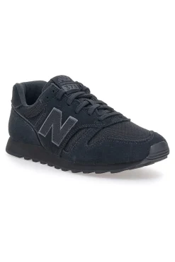 Sneaker nere tomaia in pelle e tessuto New balance 373