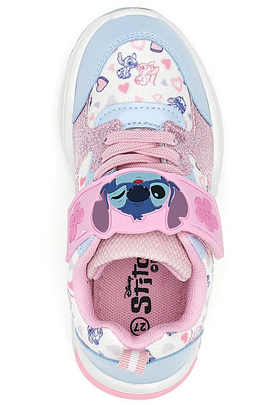 Sneaker rosa con luci Lilo&stitch D6020202T
