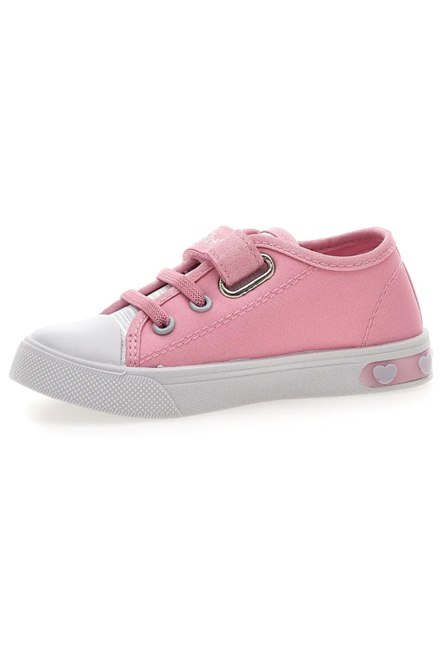 Sneaker rosa con luci Stitch D14450