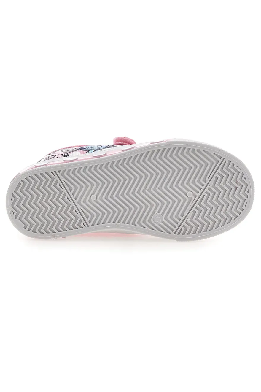 Sneaker rosa con luci Stitch D14450