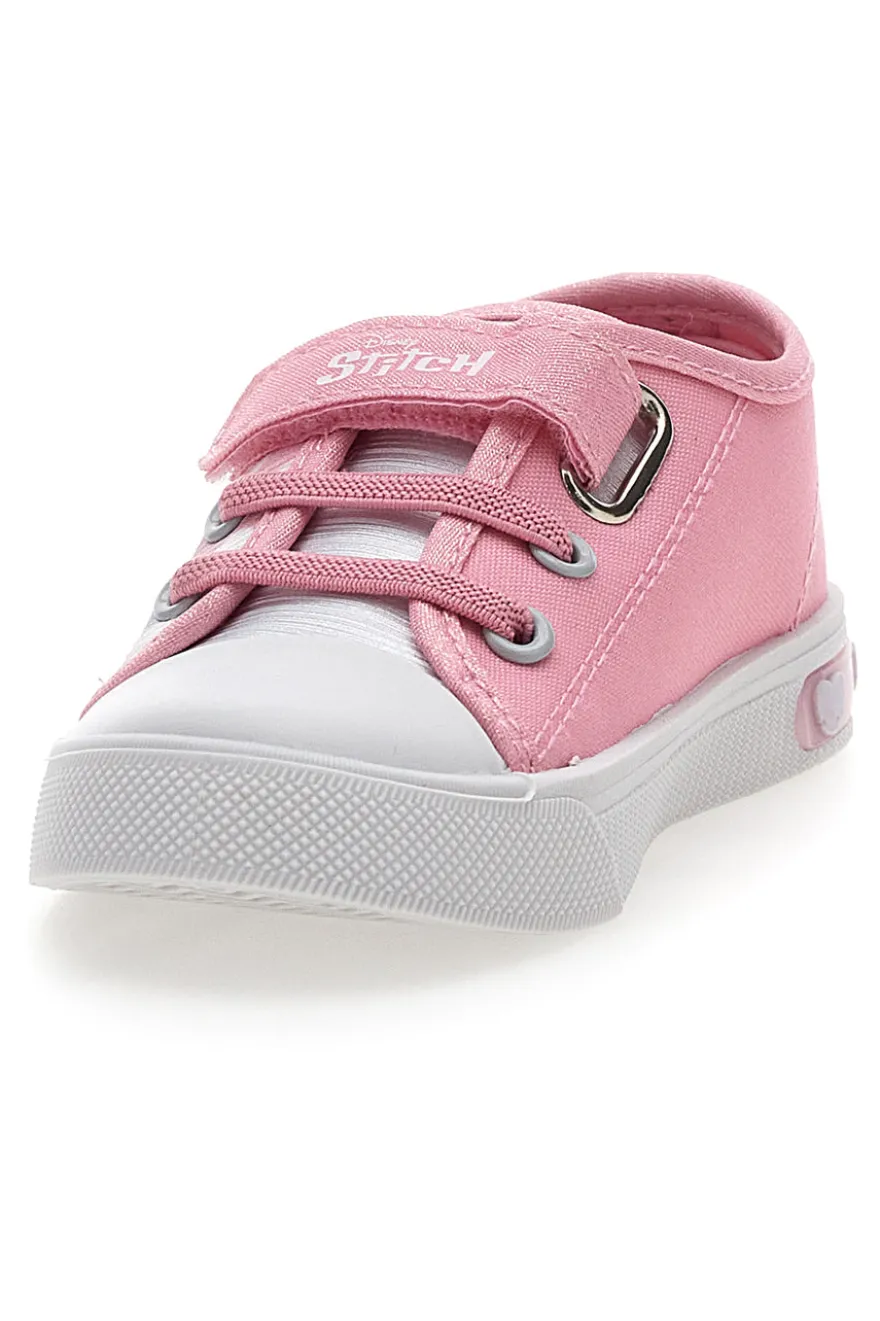 Sneaker rosa con luci Stitch D14450