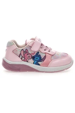 Sneaker rosa con luci Stitch D14638