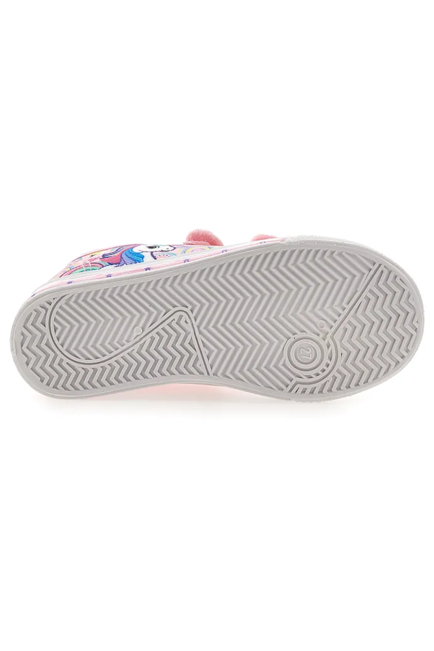 Sneaker rosa con luci Unicorn S8010201T