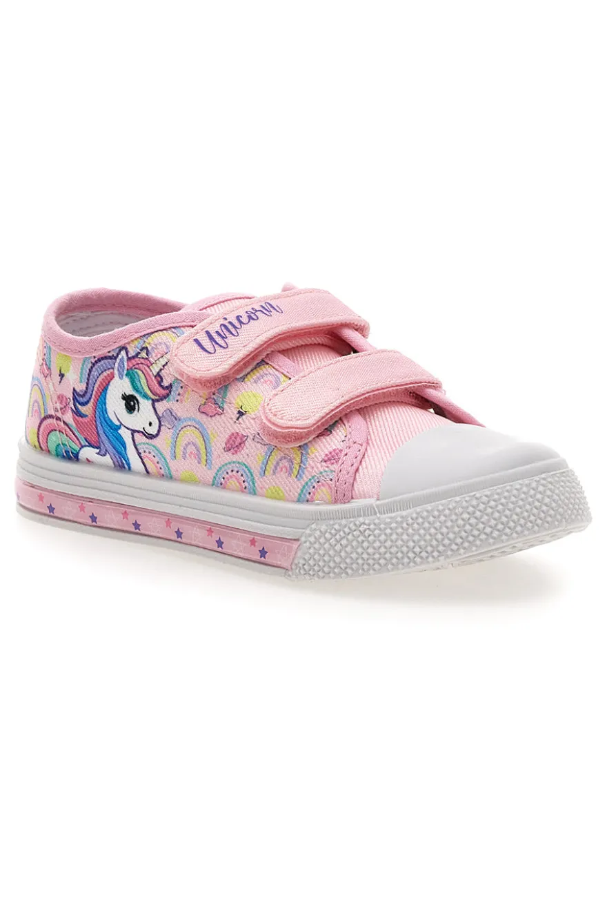 Sneaker rosa con luci Unicorn S8010201T