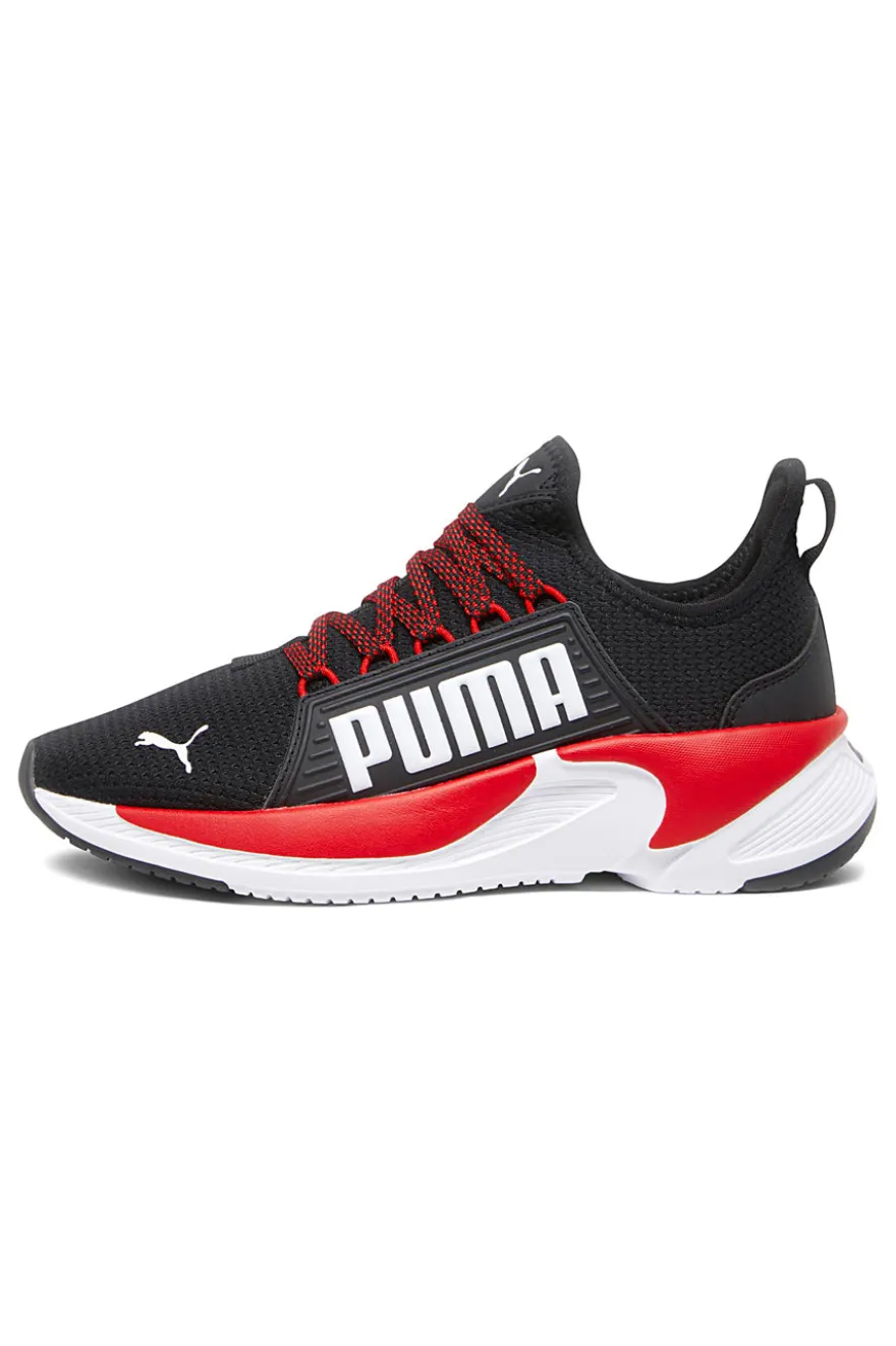 Sneaker slip op nera e rossa soletta in memory foam Puma PREMIER SLIP ON JR