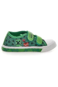 Sneaker verde con luci Minecraft K14666