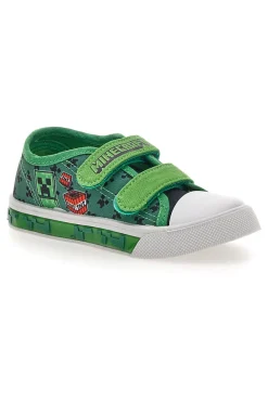 Sneaker verde con luci Minecraft K14666