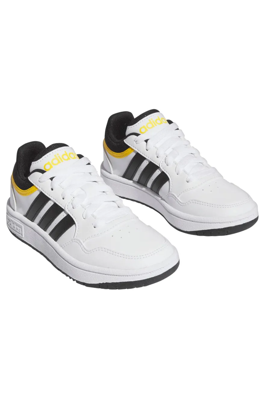Sneakers Adidas Hoops 3 K Bianche e Nere