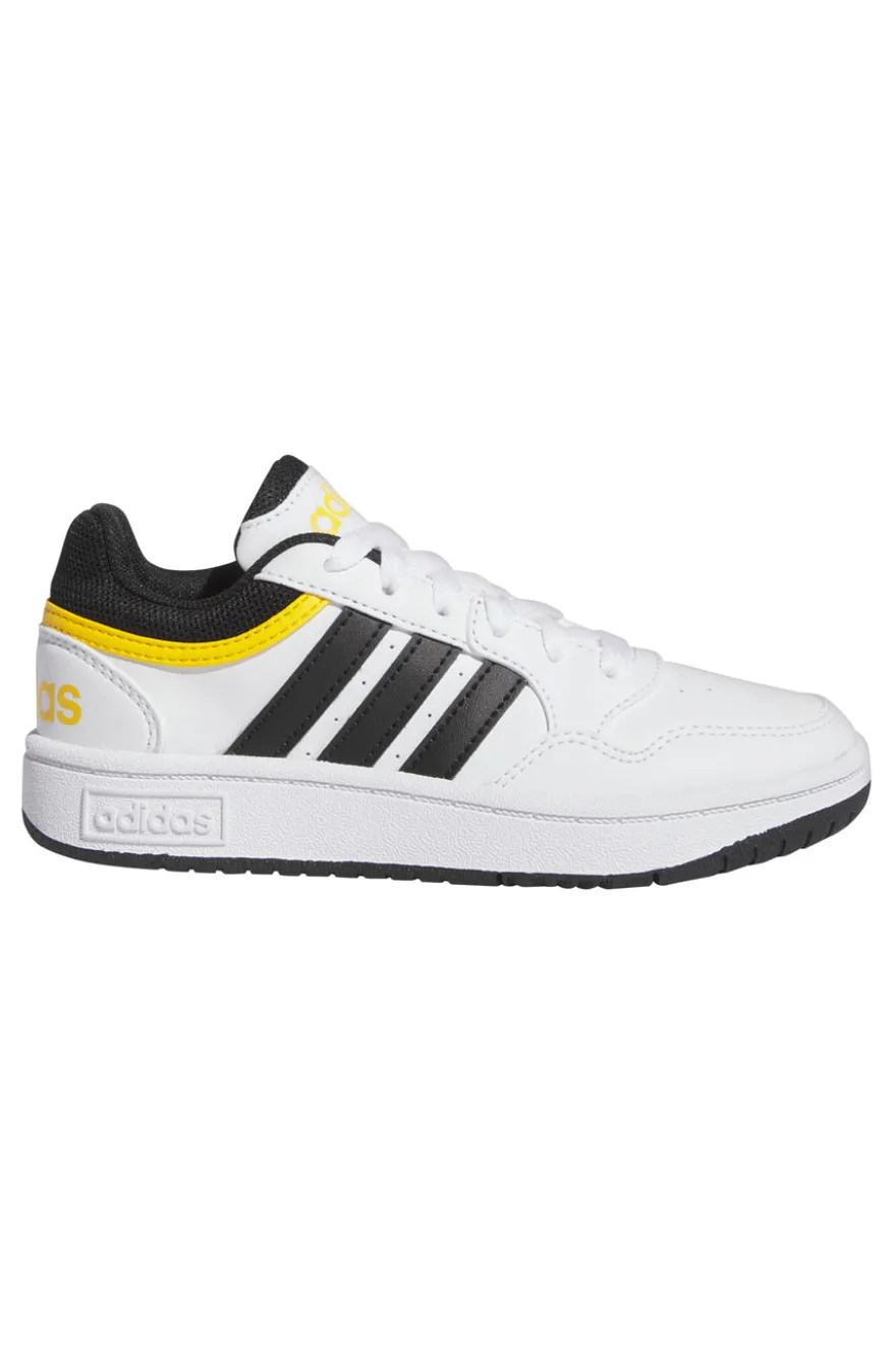 Sneakers Adidas Hoops 3 K Bianche e Nere
