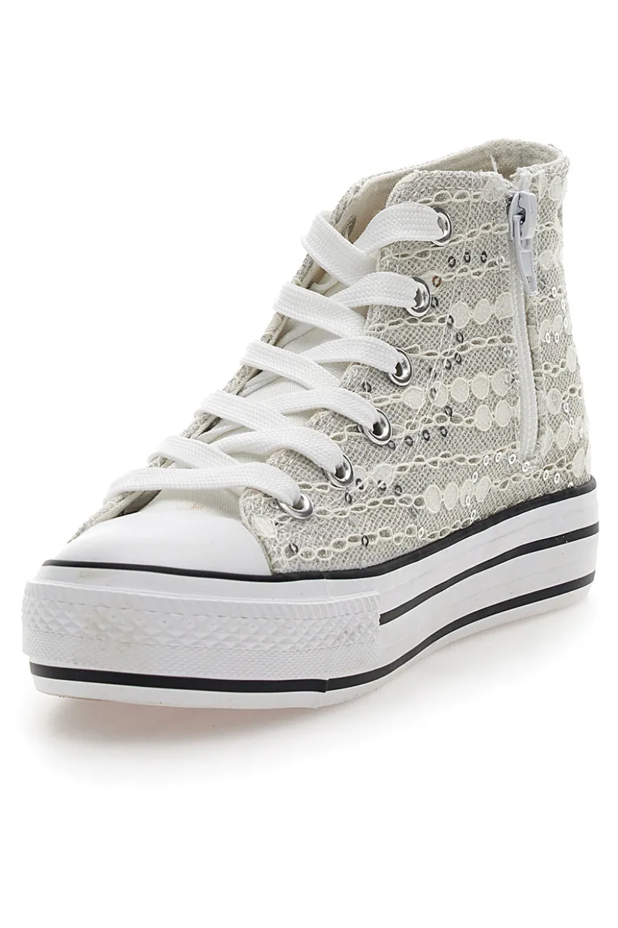 Sneakers Alte Argento Energy 106