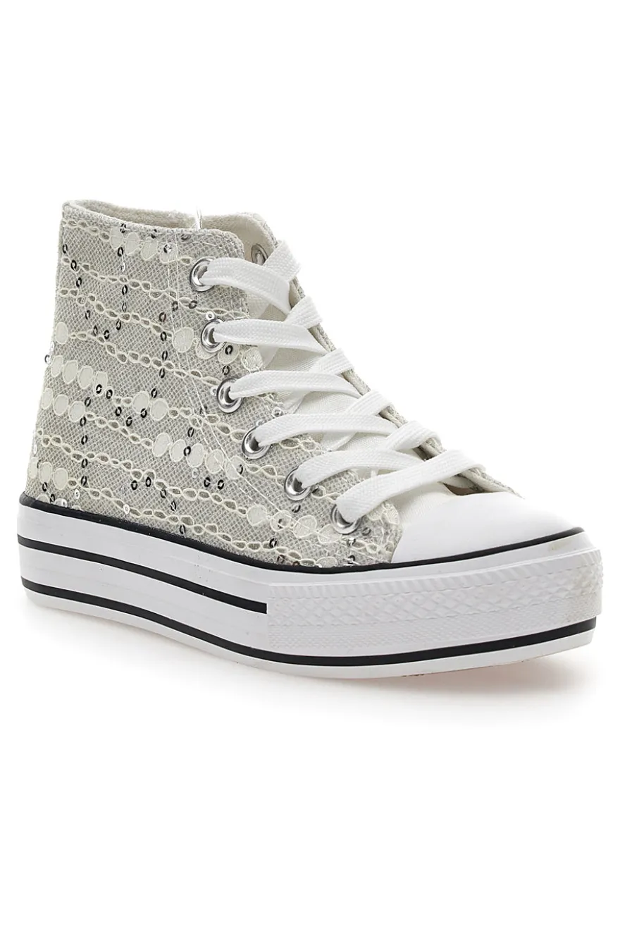 Sneakers Alte Argento Energy 106