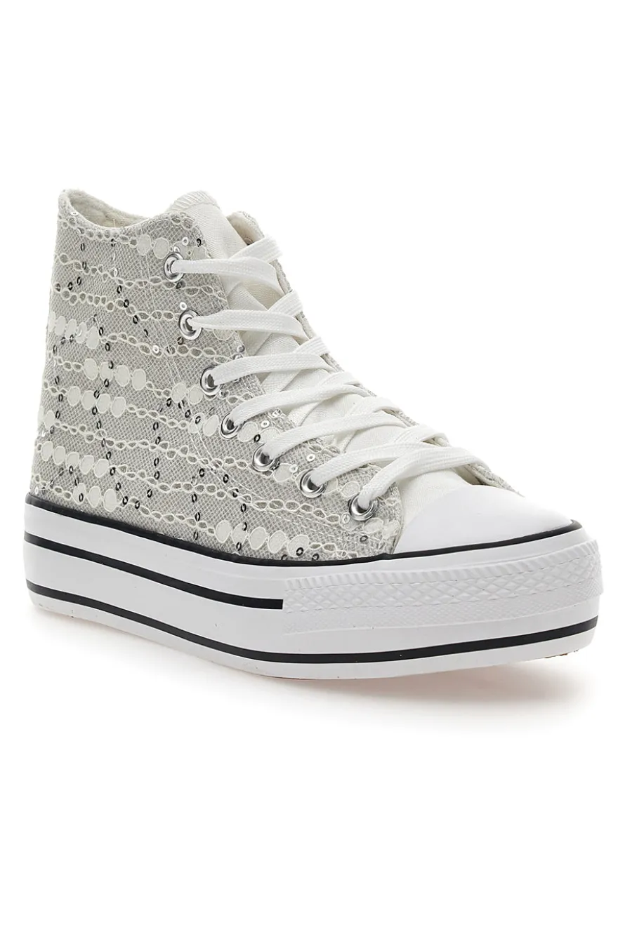 Sneakers Alte Argento Energy 106