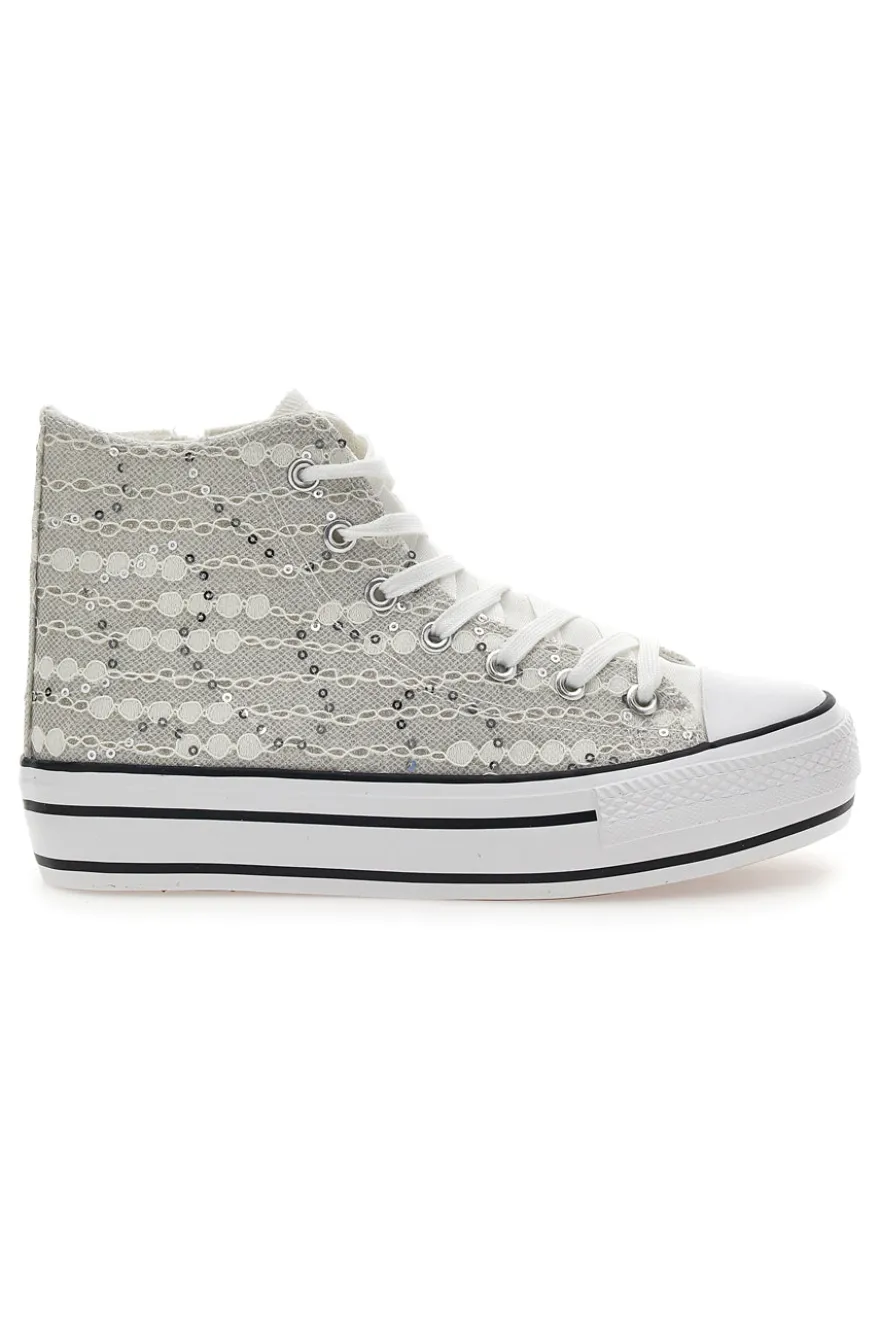 Sneakers Alte Argento Energy 106