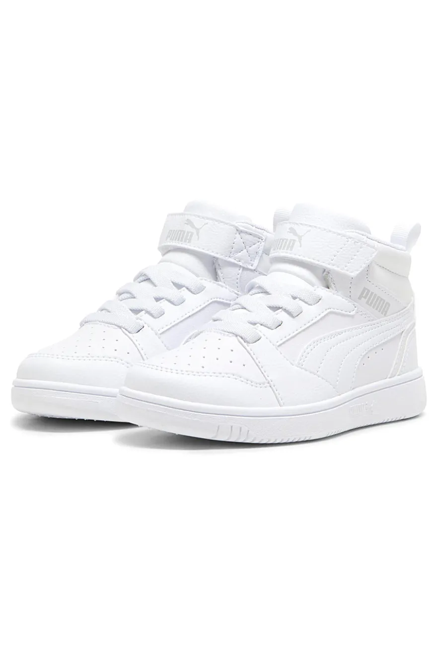 Sneakers alte bianche con strappo Puma Rebound V6 Mid AC+ PS