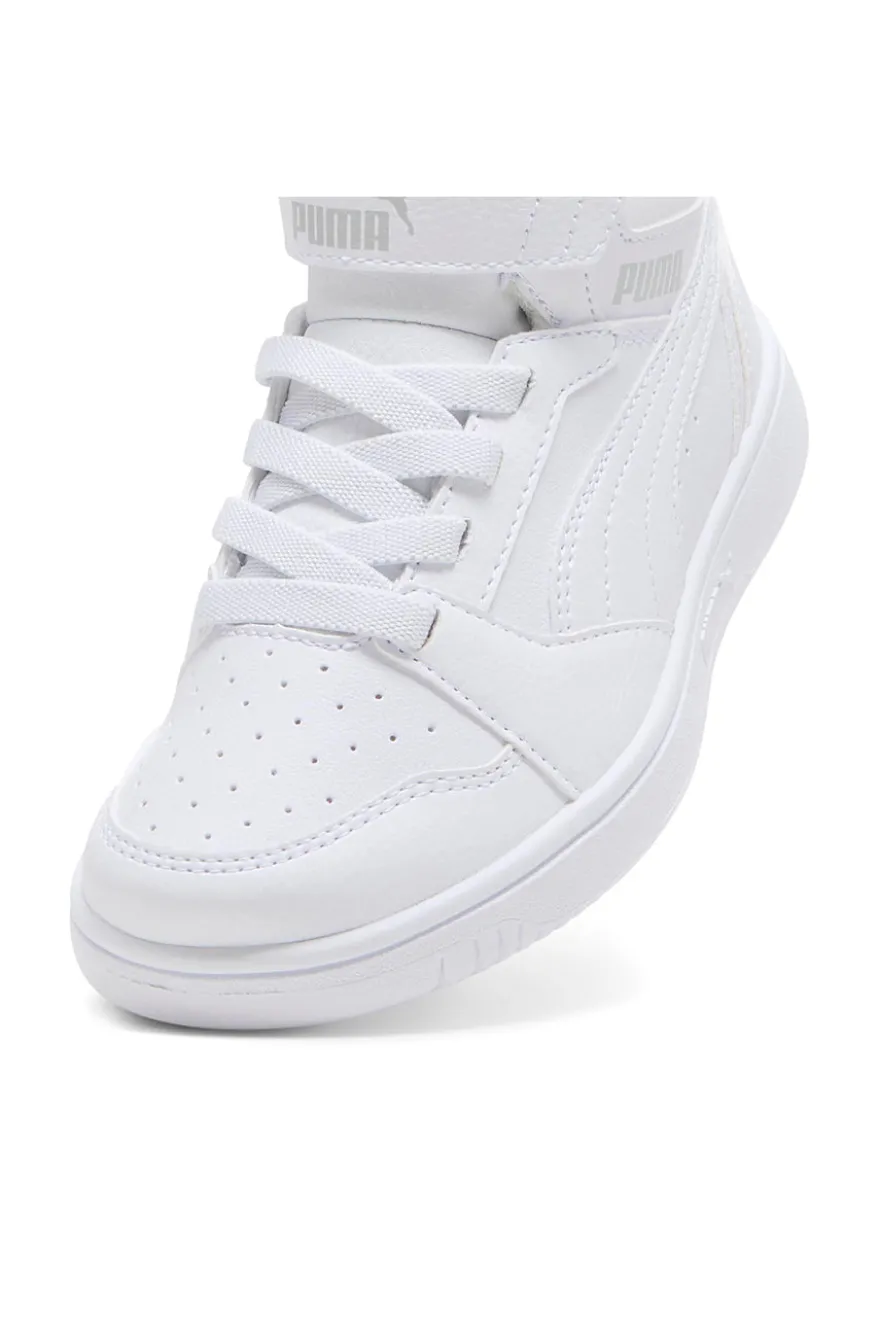 Sneakers alte bianche con strappo Puma Rebound V6 Mid AC+ PS