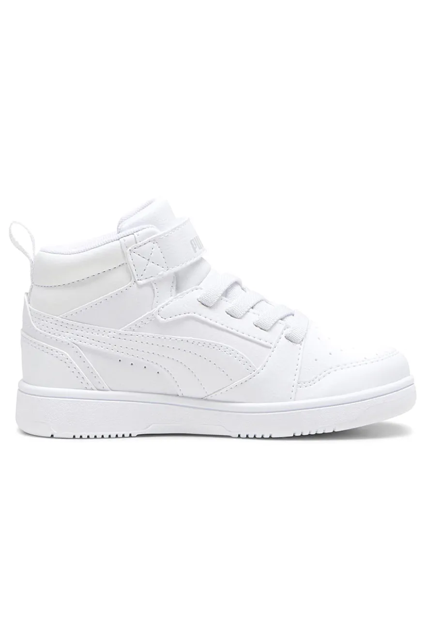 Sneakers alte bianche con strappo Puma Rebound V6 Mid AC+ PS