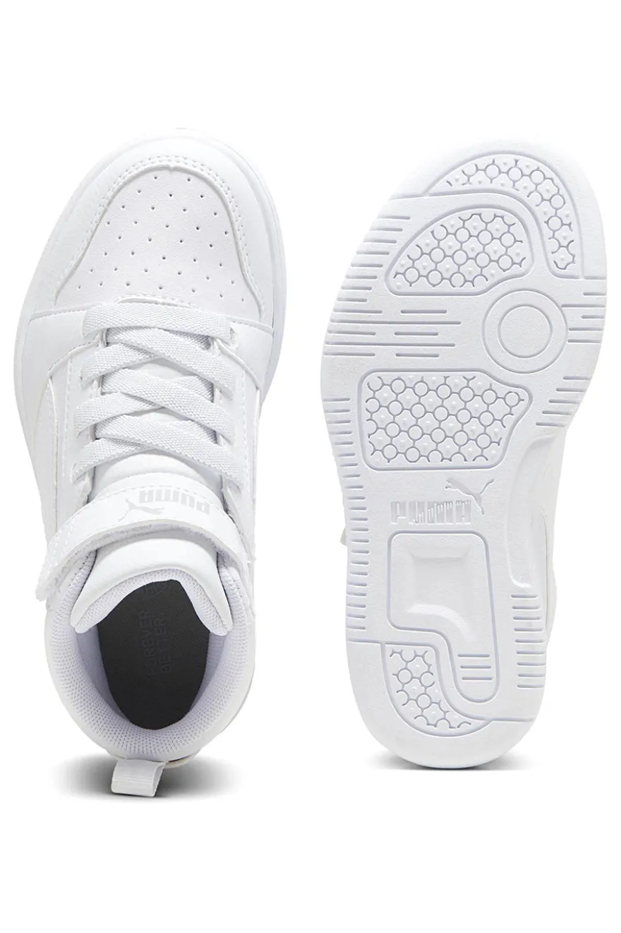 Sneakers alte bianche con strappo Puma Rebound V6 Mid AC+ PS