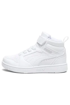 Sneakers alte bianche con strappo Puma Rebound V6 Mid AC+ PS
