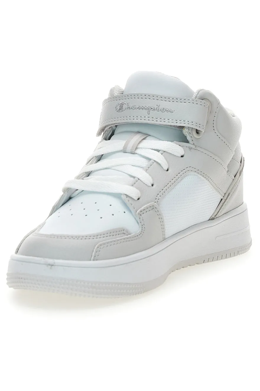 Sneakers alte bianche con logo Champion RD18 2 Mid G GS